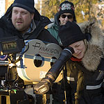 Director Sarah Polley behind the camera on the set of Away From Her